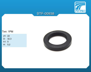 Сальник d1-22 D-32,3 h1-5 H-5,2 Тип: 1PM