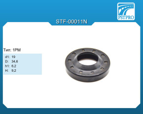 Сальник d1-19 D-34,6 h1-6,2 H-9,2 Тип: 1PM