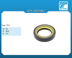 Сальник d1-25 D-38,2 H-7,2 Тип: 7V1