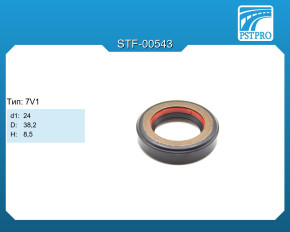 Сальник d1-24 D-38,2 H-8,5 Тип: 7V1