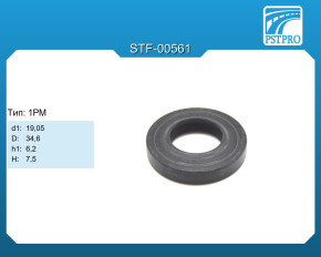 Сальник d1-19,05 D-34,6 h1-6,2 H-7,5 Тип: 1PM