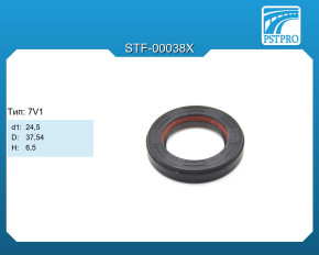 Сальник d1-24,5 D-37,54 H-6,5 Тип: 7V1