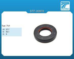 Сальник d1-27,7 D-50,1 H-9 Тип: 7V1
