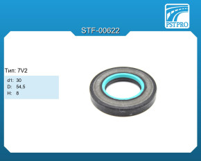 Сальник d1-30 D-54,5 H-8 Тип: 7V2