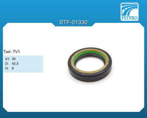 Сальник d1-30 D-42,5 H-8 Тип: 7V1