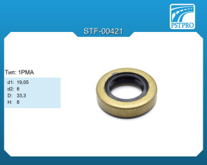 Сальник насоса ГУР d1-19,05 d2-8 D-33,3 H-8 Тип: 1PMA