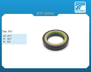 Сальник d1-27,7 D-42,7 H-8,5 Тип: 7V1