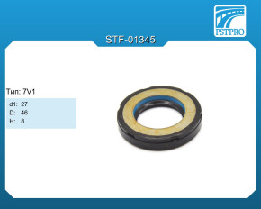 Сальник d1-27 D-46 H-8 Тип: 7V1