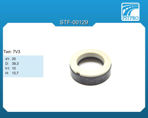 Сальник d1-25 D-39,3 h1-10 H-12,7 Тип: 7V3
