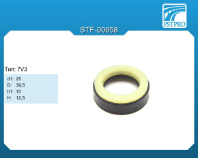 Сальник d1-25 D-39,5 h1-10 H-12,5 Тип: 7V3