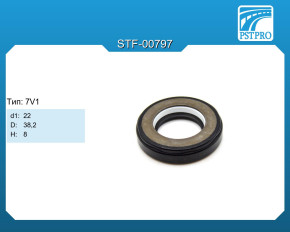 Сальник d1-22 D-38,2 H-8 Тип: 7V1