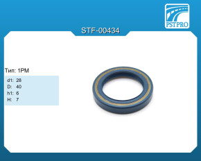 Сальник d1-28 D-40 h1-6 H-7 Тип: 1PM