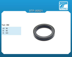 Сальник d1-30 D-40 H-6,5 Тип: 0M