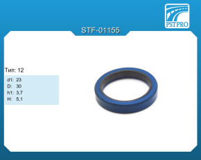 Сальник d1-23 D-30 h1-3,7 H-5,1 Тип: 12