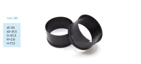 Втулка рулевой рейки с ГУР Toyota Land Cruiser 120 2002-2009 d1-30 D-32,3 H-17,5 Тип: 9B