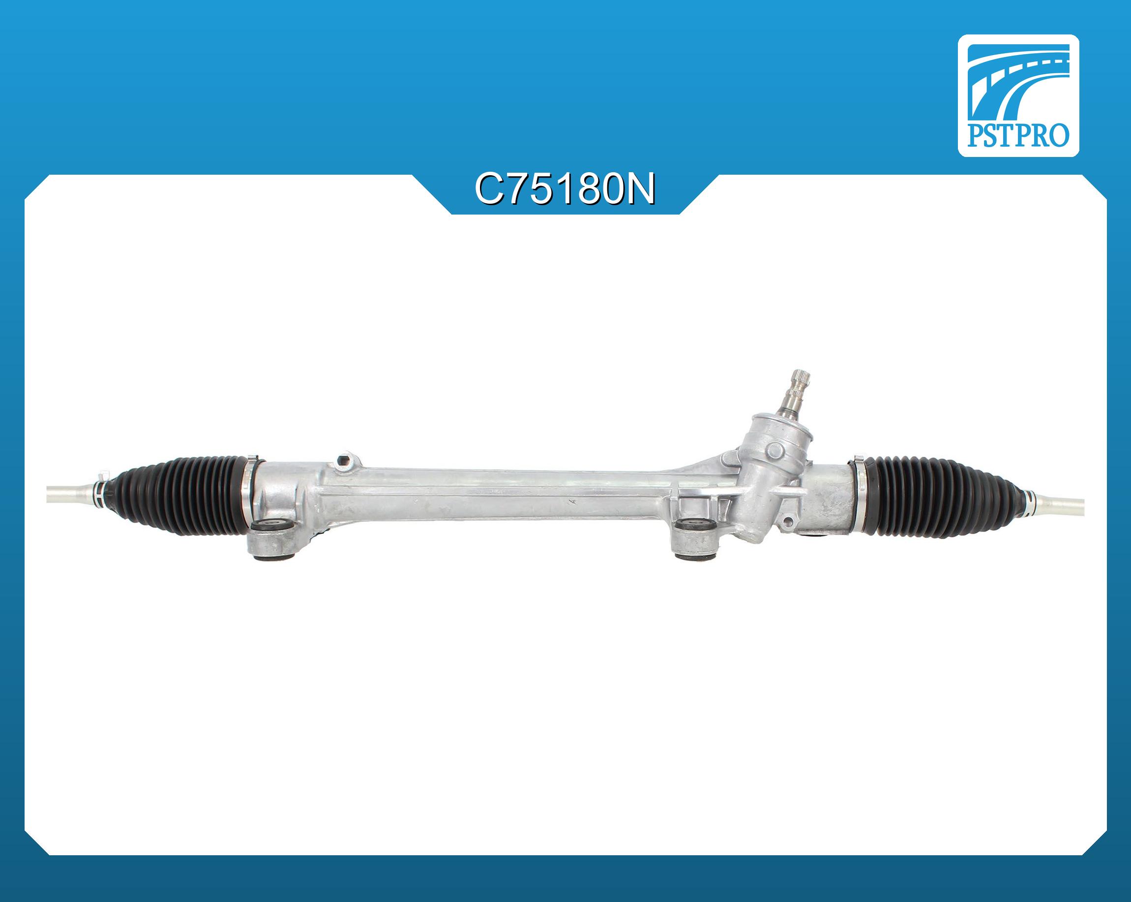 Механическая рулевая рейка Toyota Corolla E120 2002-2006 крепления в сайлентблоке КРУГЛОЙ формы