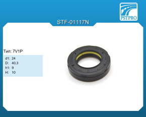 Сальник d1-24 D-40,3 h1-9 H-10 Тип: 7V1P