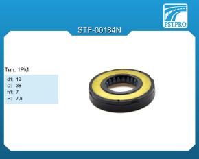 Сальник d1-19 D-38 h1-7 H-7,8 Тип: 1PM
