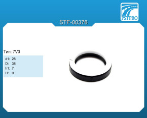 Сальник d1-28 D-38 h1-7 H-9 Тип: 7V3