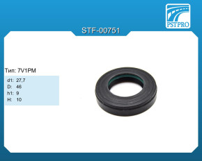 Сальник d1-27,7 D-46 h1-9 H-10 Тип: 7V1PM