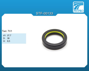 Сальник d1-27,7 D-38 H-8,5 Тип: 7V1