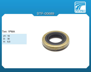 Сальник насоса ГУР d1-16 D-30 H-6,5 Тип: 1PMA