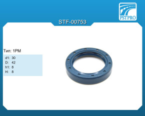 Сальник d1-30 D-42 h1-8 H-8 Тип: 1PM