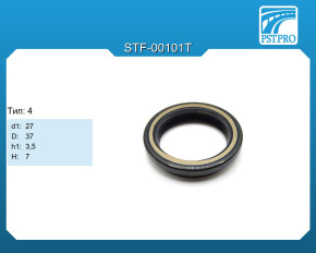 Сальник d1-27 D-37 h1-3,5 H-7 Тип: 4