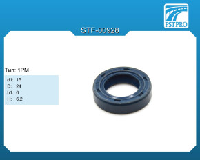 Сальник d1-15 D-24 h1-6 H-6,2 Тип: 1PM