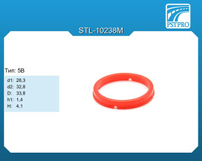 Втулка рулевой рейки с ГУР AUDI A6 / A6 Avant 1997-2004 d1-28,3 D-33,8 H-4,1 Тип: 5B