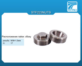 Гайка поджима боковая, сталь M36×1,5 мм Ford Focus 2004-, Ford Kuga 2008-, Volvo S40 II 2004-