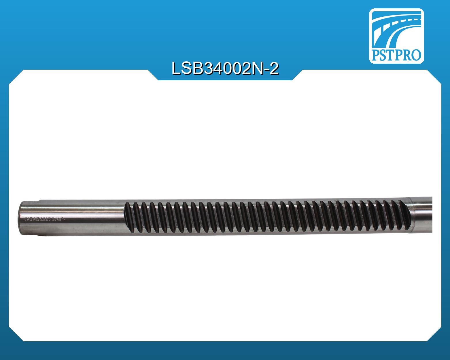 Вал продольный для гидравлической рулевой рейки Iveco d1: 32 D: 54 L: 820 Z: 34 M16×1,5мм