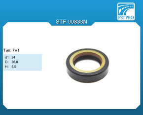 Сальник d1-24 D-36,6 H-8,5 Тип: 7V1