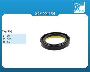 Сальник d1-30 D-42,8 H-6,3 Тип: 7V2