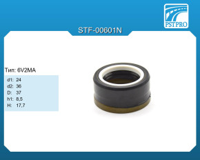 Сальник d1-24 d2-36 D-37 h1-8,5 H-17,7 Тип: 6V2MA