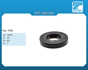 Сальник d1-19,05 D-37 h1-6,5 H-7 Тип: 1PM