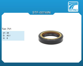 Сальник d1-28 D-40,1 H-8 Тип: 7V1