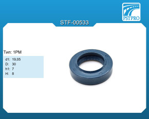 Сальник d1-19,05 D-30 h1-7 H-8 Тип: 1PM