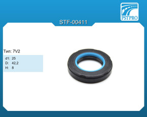 Сальник d1-25 D-42,2 H-8 Тип: 7V2