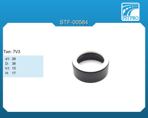 Сальник d1-28 D-38 h1-15 H-17 Тип: 7V3