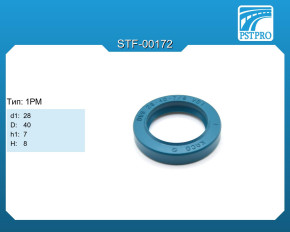 Сальник d1-28 D-40 h1-7 H-8 Тип: 1PM
