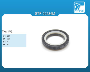 Сальник d1-22 D-32 h1-4 H-6 Тип: 4V2