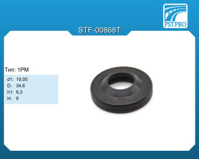 Сальник d1-19,05 D-34,6 h1-6,3 H-9 Тип: 1PM
