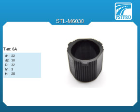 Втулка рулевой рейки без ГУР Chevrolet Matiz d1-22 D-32 H-25 Тип: 6A