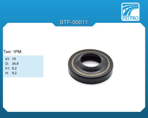 Сальник d1-19 D-34,6 h1-6,2 H-9,2 Тип: 1PM