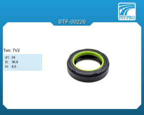 Сальник d1-24 D-36,6 H-8,5 Тип: 7V2