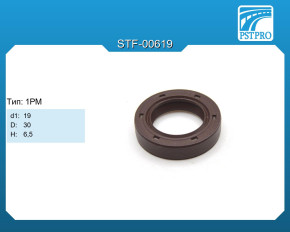 Сальник d1-19 D-30 H-6,5 Тип: 1PM