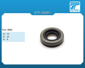 Сальник d1-10 D-22 H-6 Тип: 0MA