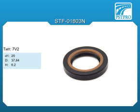 Сальник d1-25 D-37,64 H-6,2 Тип: 7V2