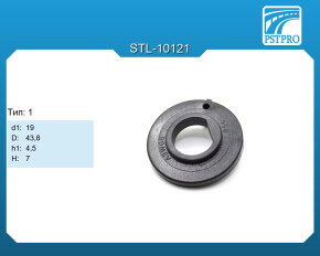 Верхний защитный колпачок VW Multivan V 2003-, VW Transporter T6 2015- d1-19 D-43,8 h1-4,5 H-7 Тип: 1